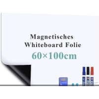 Publicité sponsorisée - Warasee Tableau blanc adhésif magnétique, 60 * 100cm effacable tableau magnetique mural, utilisé p...