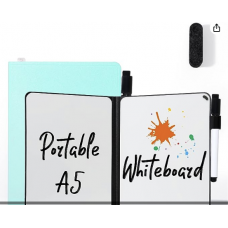 Publicité sponsorisée - AGM A5 Tableau Blanc Double Face, Tableau Blanc Effaçable à Sec, Facile à Nettoyer, Effaçable à Se...