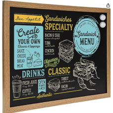 Amazon Basics Tableau noir, 43 x 58,4 cm